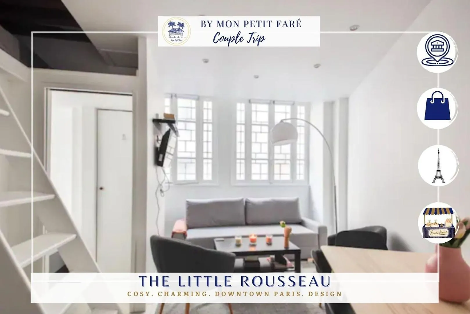 Le Petit Rousseau - Cosy & Calme - Rivoli Apartment Paris 0*,
